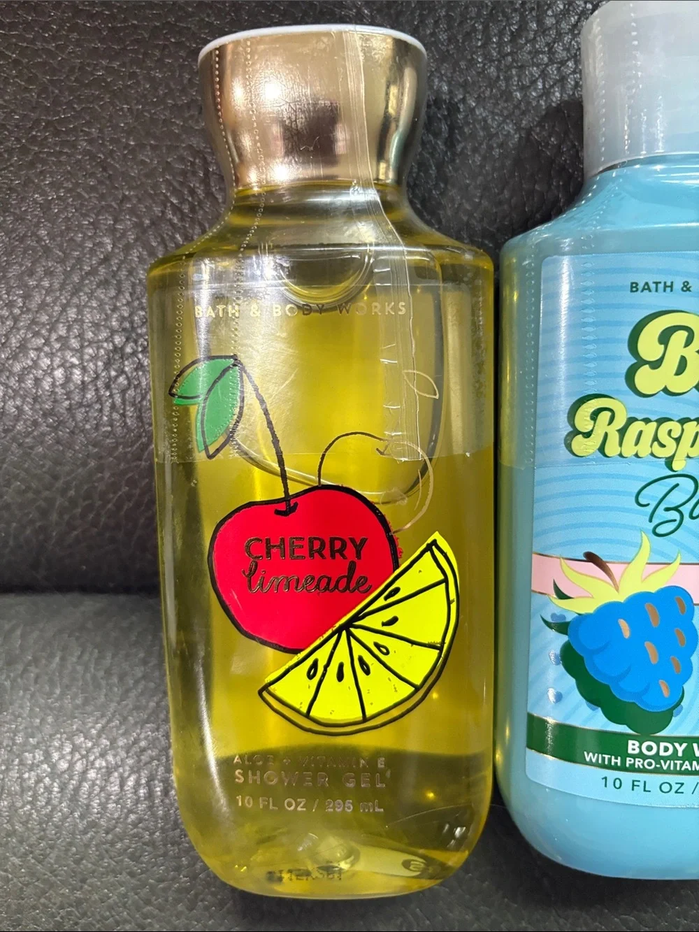 Bath and body shower gel set blue raspberry and cherry limeade